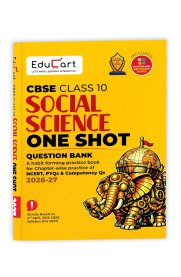Educart 10th CBSE One-shot Social Science 10 Question Bank [Based On New Syllabus] 2026-2027