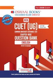 Oswaal NTA CUET (UG) English [Chapter-wise Question Bank] 2026