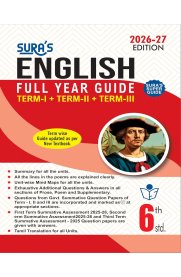 6th Sura English Full Year Guide [Based on New Syllabus] 2026-2027