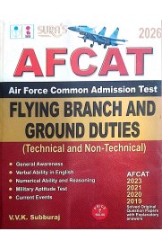 Sura AFCAT Flying Branch and Ground Duties [Technical and Non-Technical Exam Book Guide] 2026