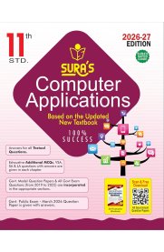 11th Sura Computer Applications Guide Volume - I & II [Based on New Syllabus] 2026-2027