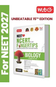 MTG NCERT FINGERTIPS Biology [NCERT Exam Scorer, Concept Priority Tracker, HOTS MCQs, Mind Maps & DPP with HD Pages] 2026-2027