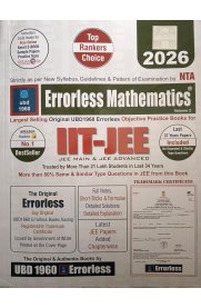 Errorless Mathematics for IIT-JEE (MAIN & ADVANCED) as per NTA (Paperback+Smart E-book)Updated New Edition 2026 (2 volumes) Original