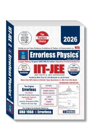 Errorless Physics for IIT-JEE (MAIN & ADVANCED) as per NTA (Paperback+Smart E-book) Updated New Edition 2026 (2 volumes) Original