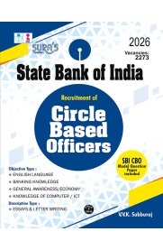 Sura SBI Circle Based Officers (CBO) Exam Book Guide [Covers complete syllabus with banking awareness, aptitude, reasoning, English, and exam-oriented practice for SBI recruitment preparation.] 2026