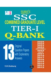 Sura SSC Combined Graduate Level Tier-I Q-Bank [Exam Solved Question Papers with Explanatory Answers Book]  2026
