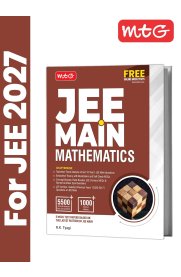 MTG JEE Main Mathematics Guide [Chapter-wise Theory, Formulae, Free Online Mock Tests with 10 Years PYQs Book] 2026-2027
