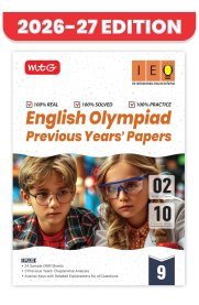 MTG 9th English  IEO Olympiad 10 Previous Years Papers [2025-2021 Set A & B - Model Test Papers with 24 Sample OMR Sheets - PYQ Book ] 2026-2027