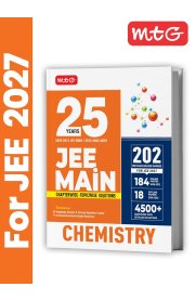 MTG 25 Years JEE MAIN Chemistry (2026-2002 ) PYQ Book [ 202 Chapter-wise & Topic-wise Previous Years Solved Papers] 2027