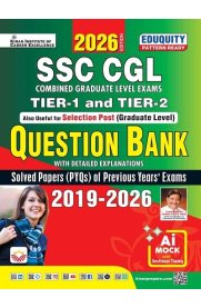 Kiran SSC CGL Question Bank [Eduquity Based PYQs & Ai Enabled Full Length Online Mock Test with Sectional Timing] 2026