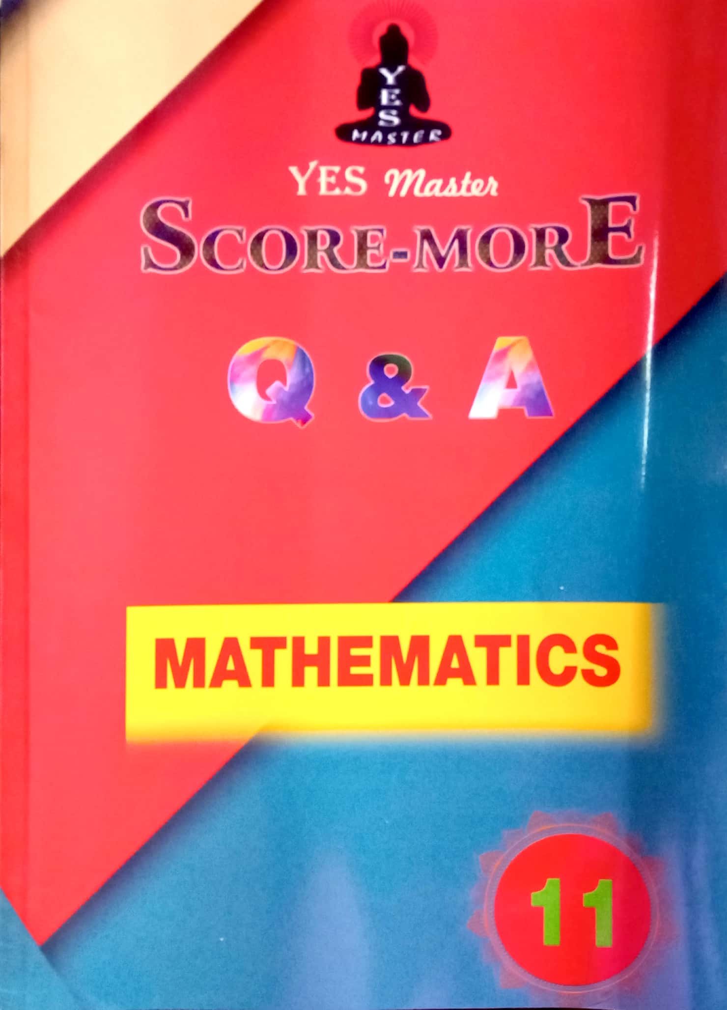 Routemybook Buy 11th Standard Yes Master [ScoreMore] Q&A Mathematics Guide by Premier's