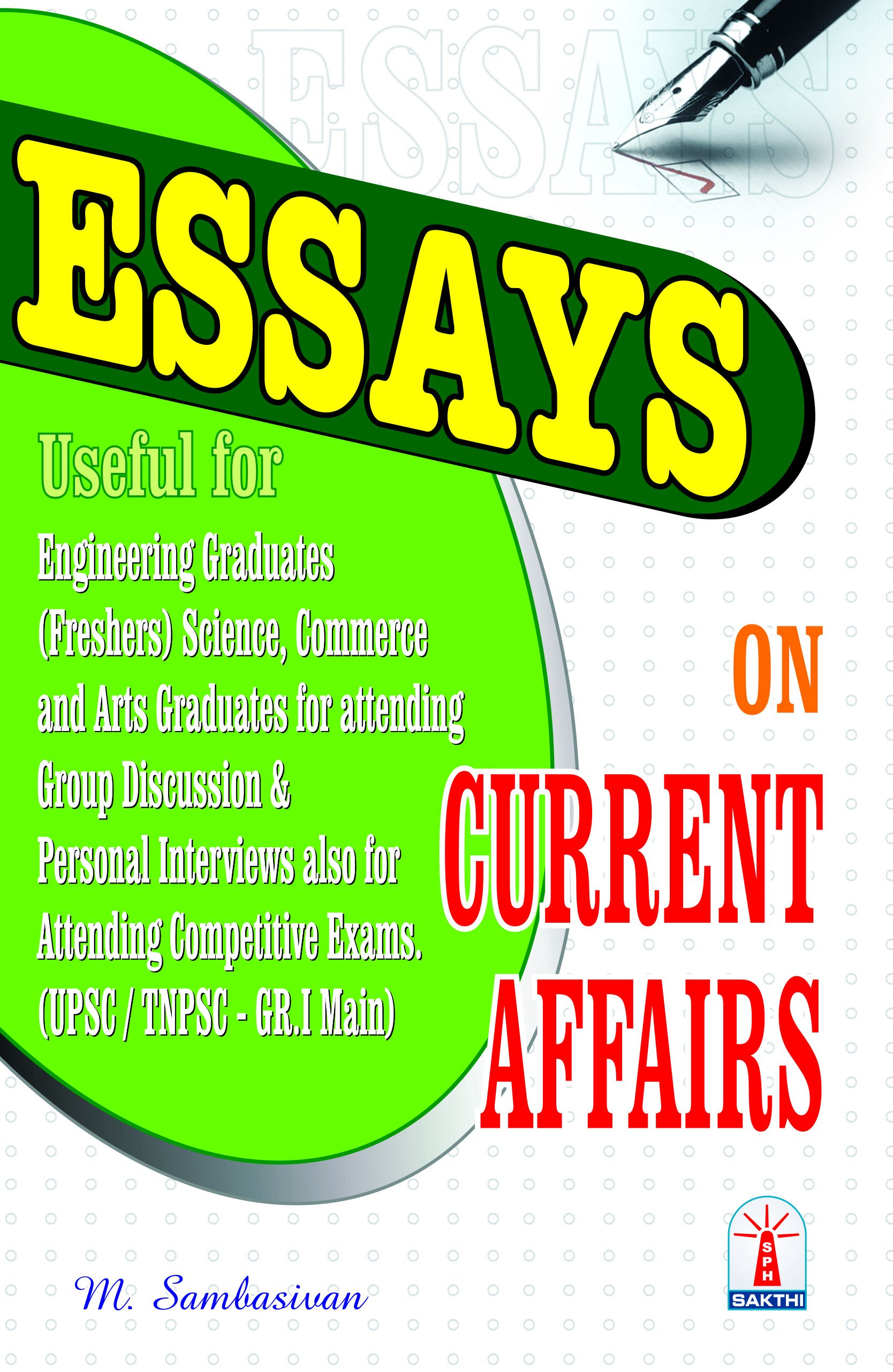 essay on current affairs in english