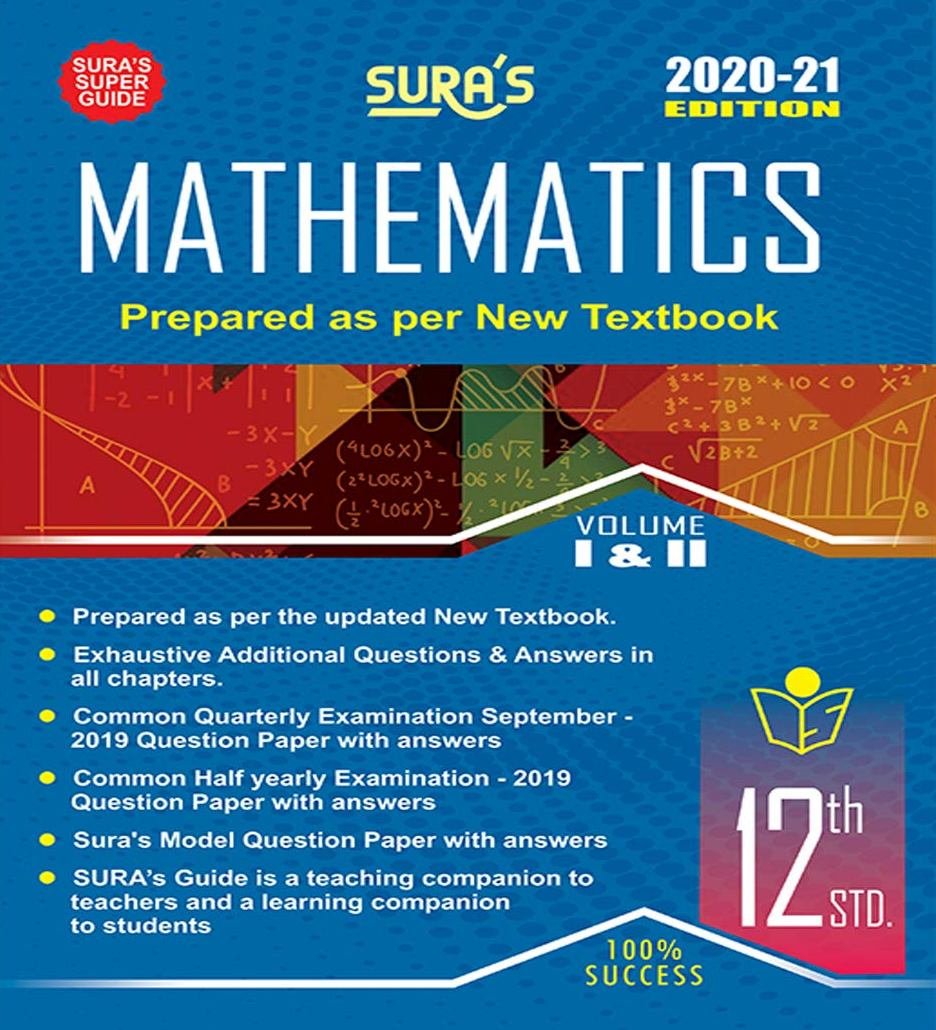 Routemybook - Buy 12th Standard Mathematics Vol-I&II Guide [Based On ...