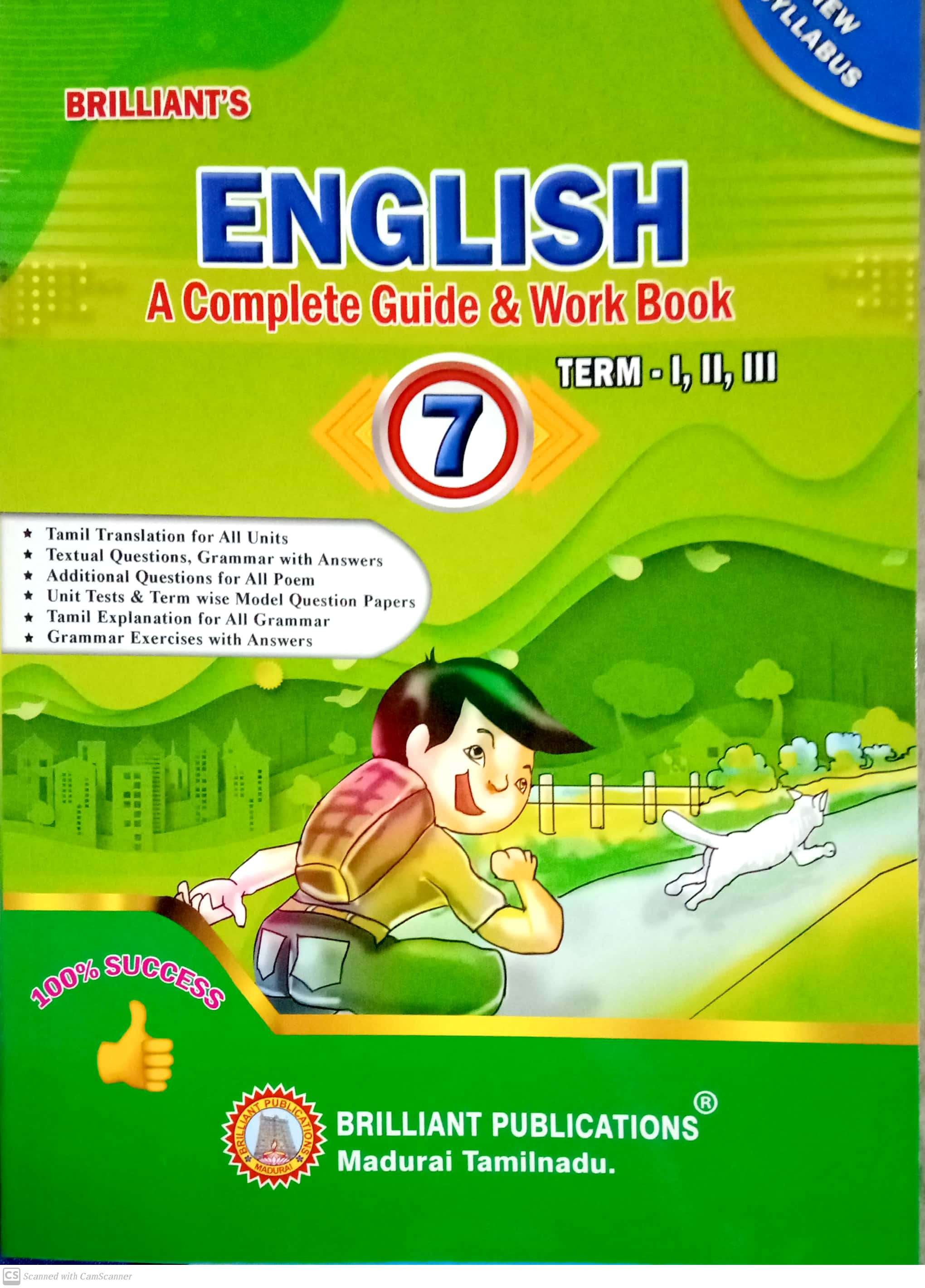 Routemybook Buy 7th Standard English A Complete Guide Work Book 