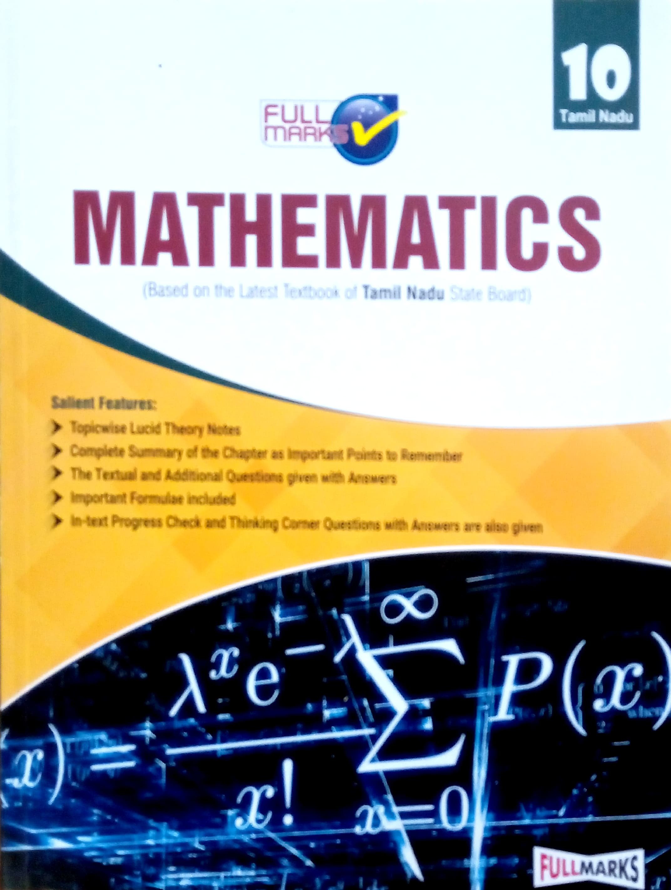 Routemybook Buy 10th Full Marks Mathematics Guide [based On New